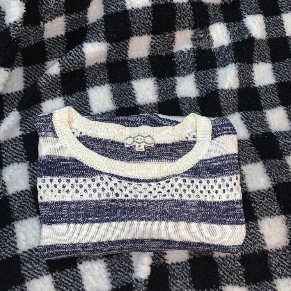 Cute Sweater With Strips!